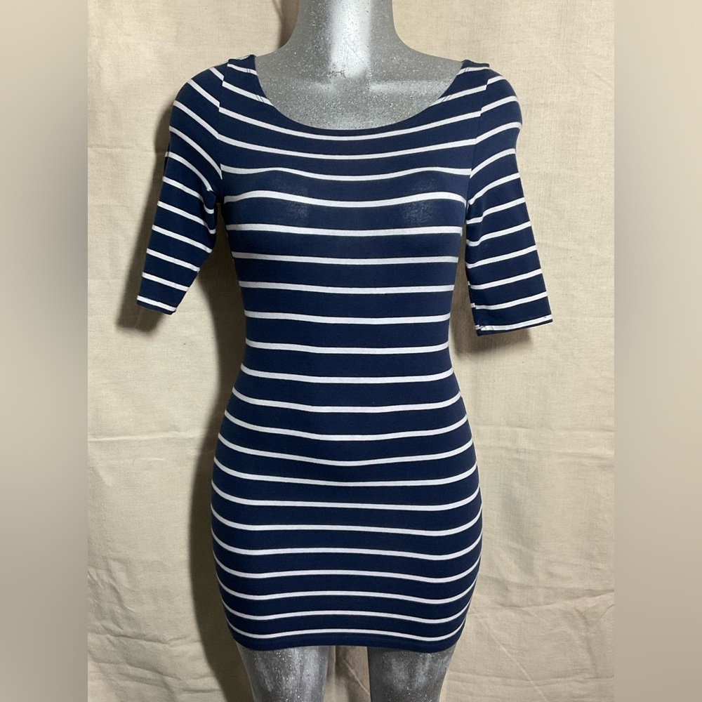 Heart & Hips Stripped Women Dress, Sz Small